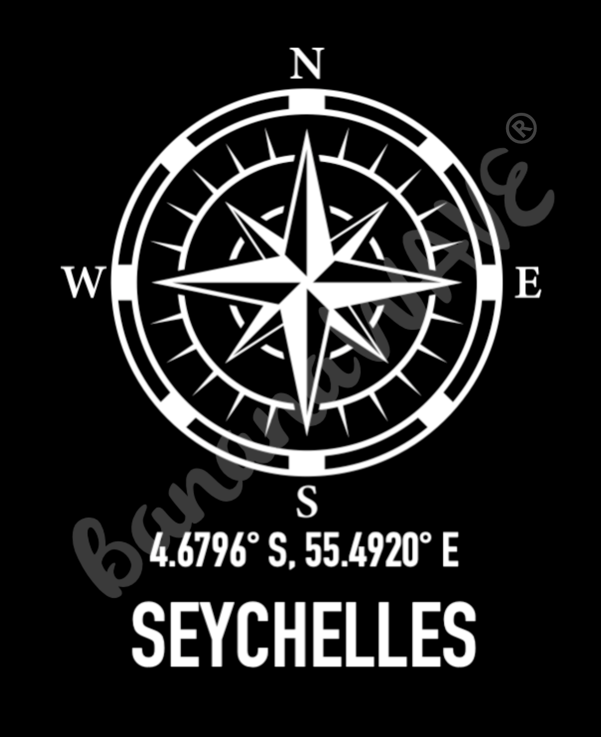 Seychelles Compass T-Shirt