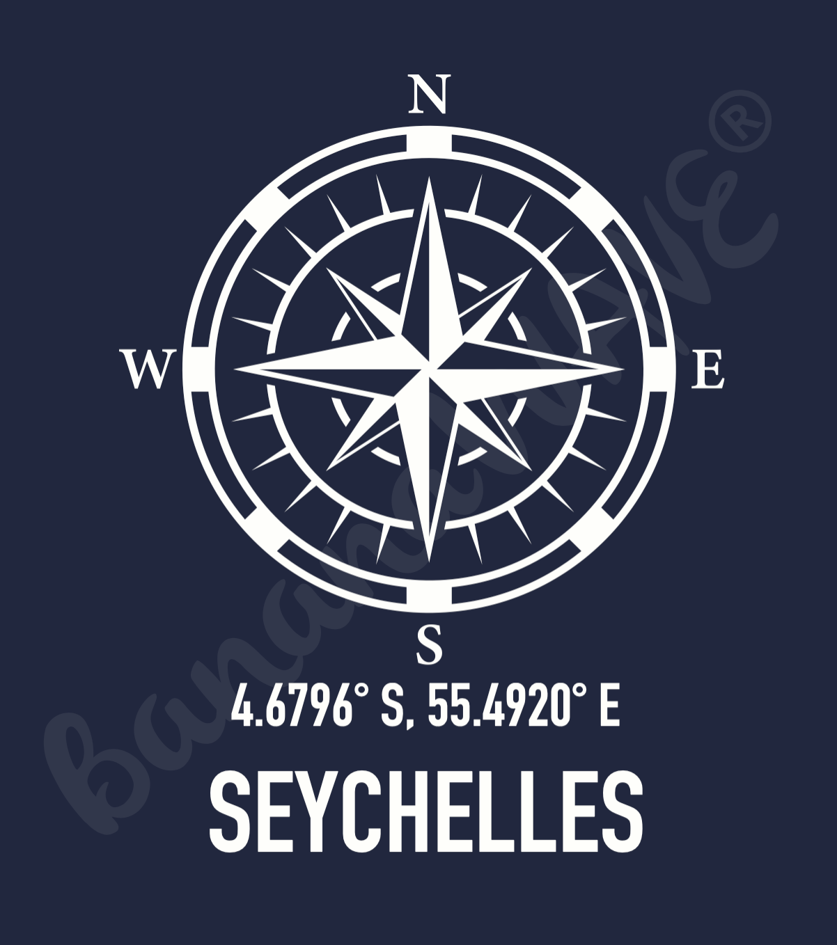 Seychelles Compass T-Shirt