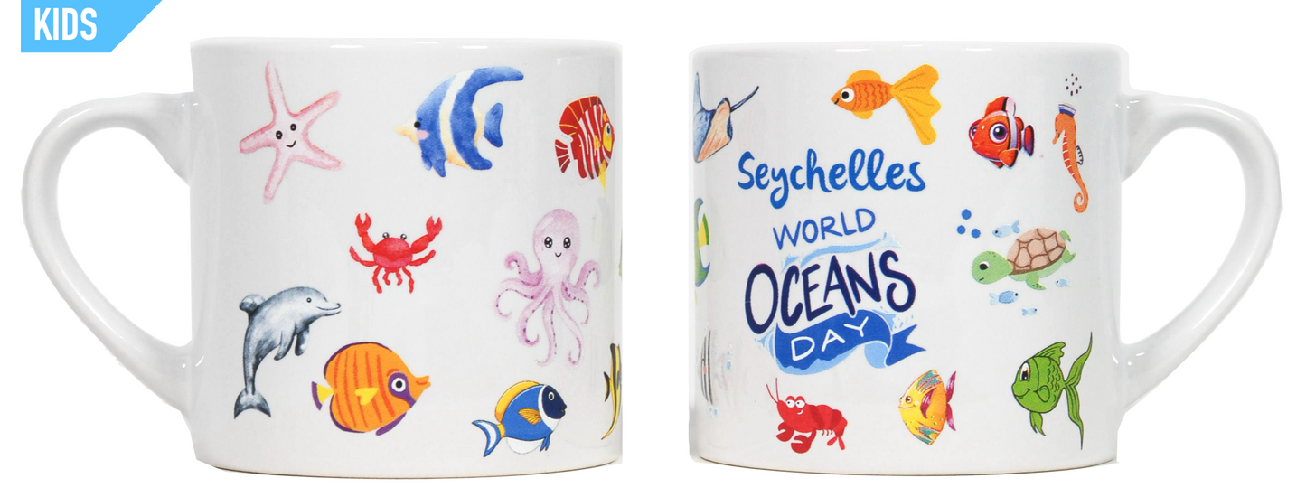 Seychelles World Ocean Day mug 6oz