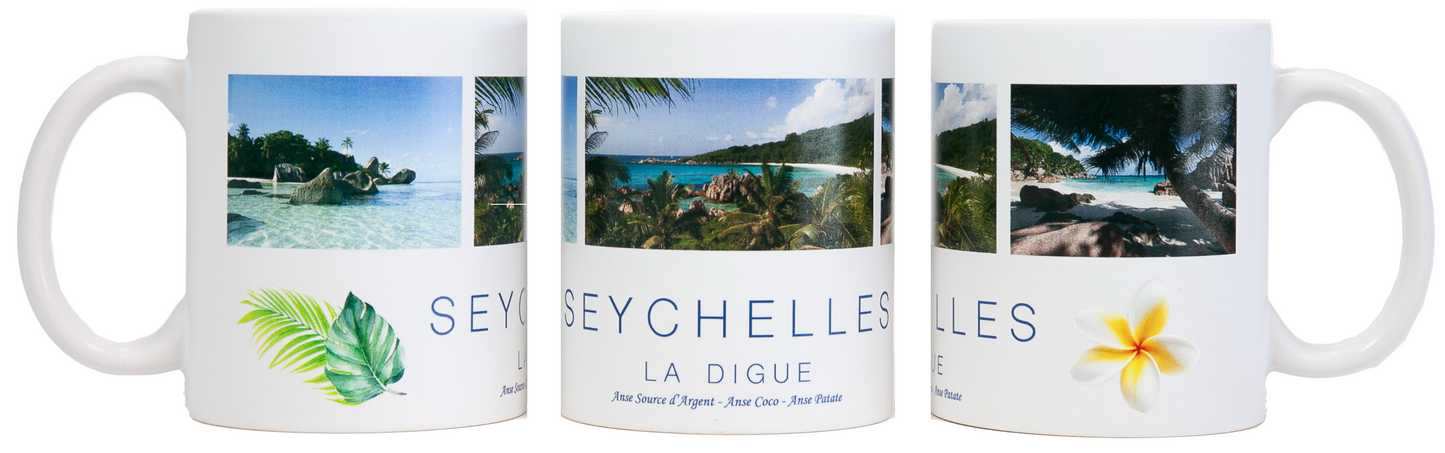 « La Digue 1 » Matt Mug 11oz