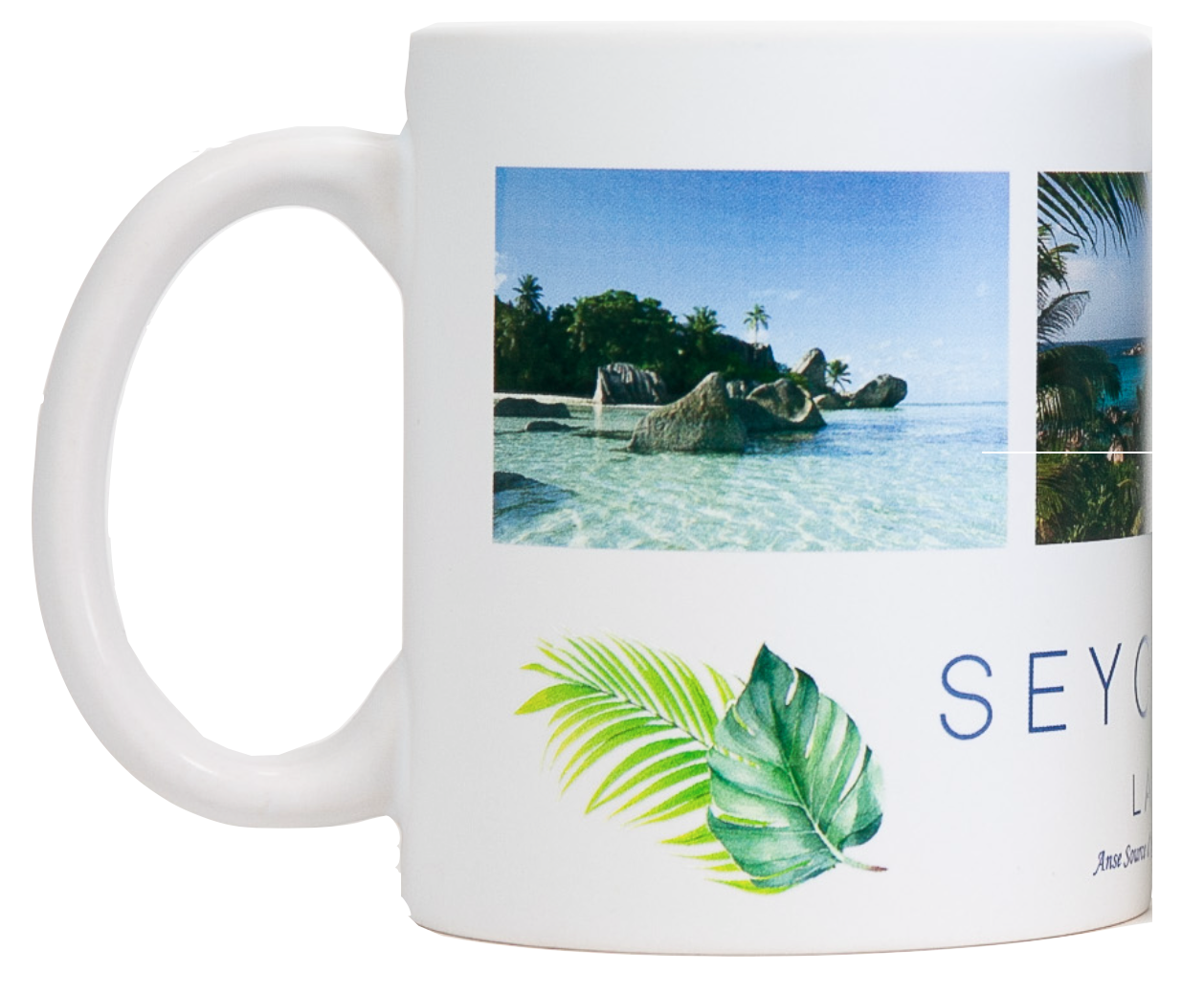 « La Digue 1 » Matt Mug 11oz