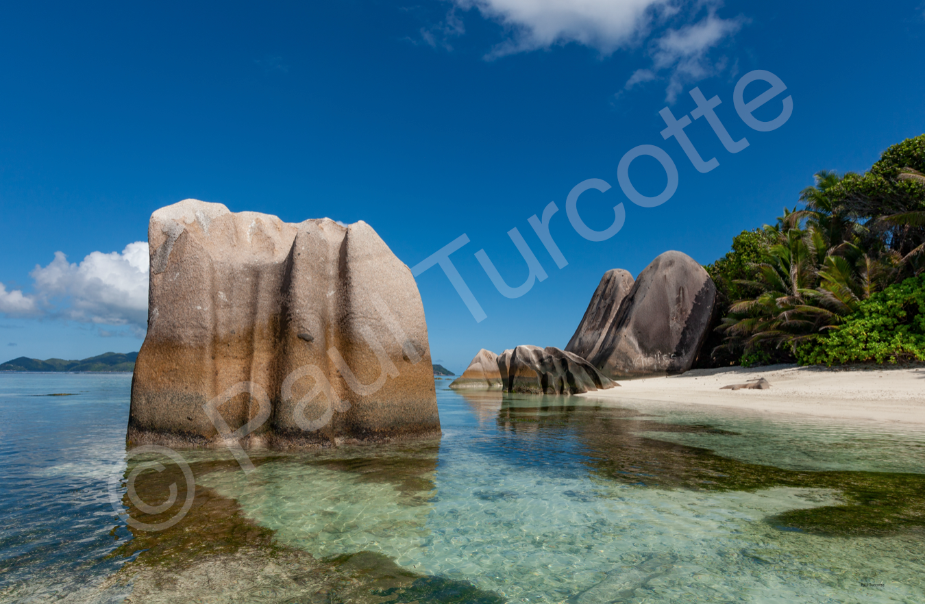 Anse Source D’Argent, La Digue CANVAS PRINT (90×139cm)