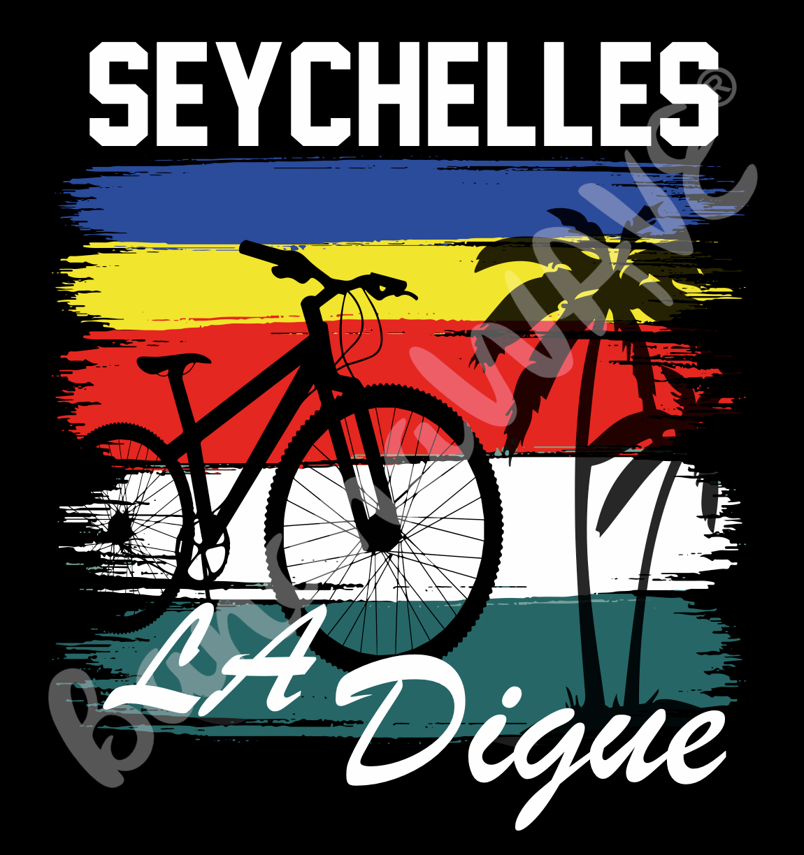 Seychelles flag T-shirt