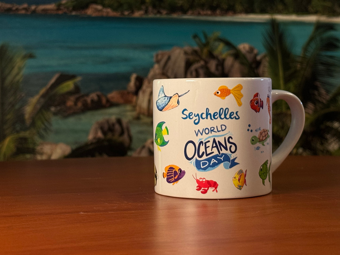 Seychelles World Ocean Day mug 6oz