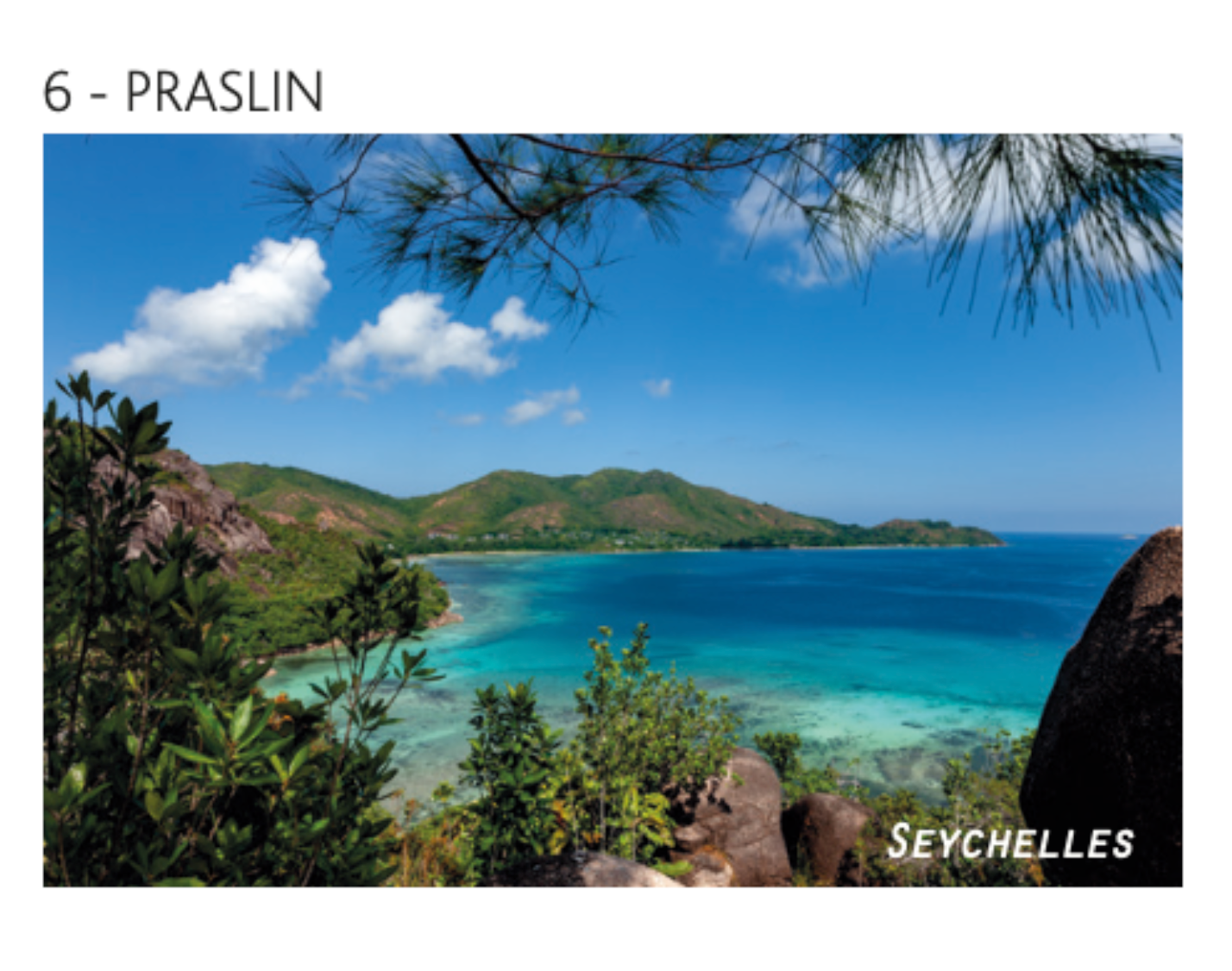 Praslin Island Magnets