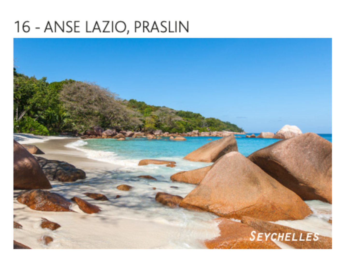 Praslin Island Magnets