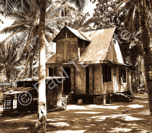 Old House, Seychelles CANVAS PRINT (80×100cm)