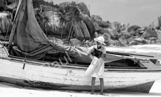 Grand anse, La Digue CANVAS PRINT (78×137cm)