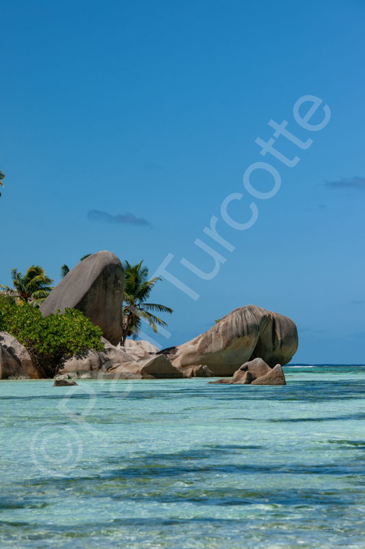 Anse Source D’Argent, La Digue CANVAS PRINT (125×80cm)