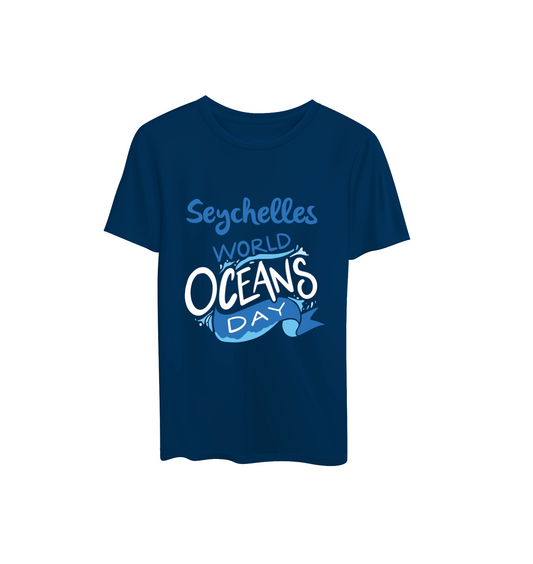 World Ocean Day Seychelles T-Shirt Navy blue