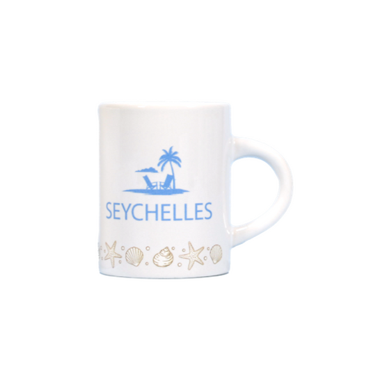 Seychelles Shell Blue Mug 3oz