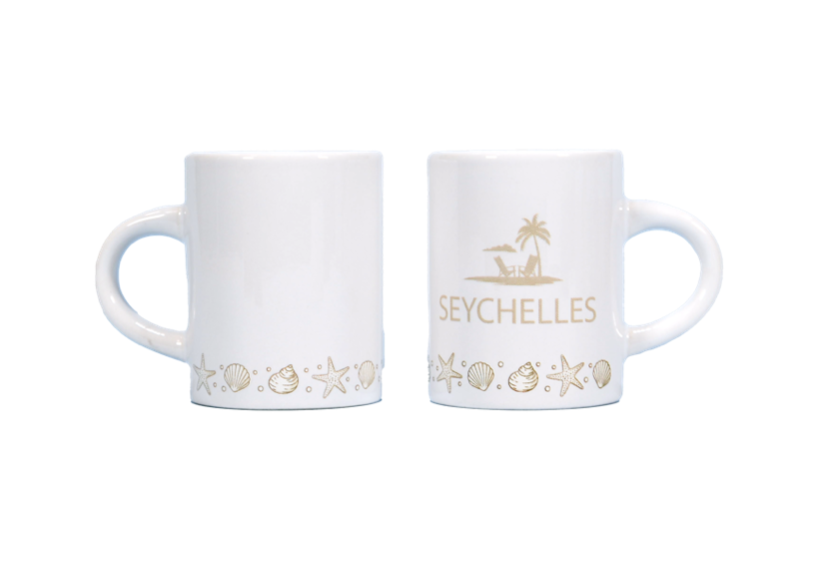 Seychelles Shell Sand Mug 3oz