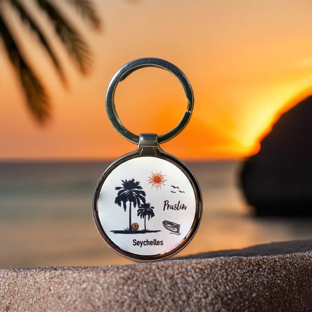 Praslin Island Key Chain